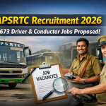 APSRTC Notification 2026 for 7673 posts