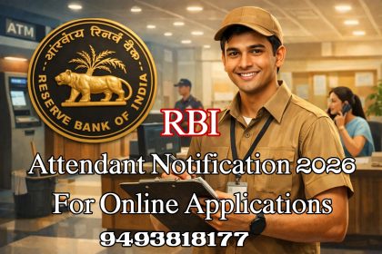 RBI Attendant Notification 2026